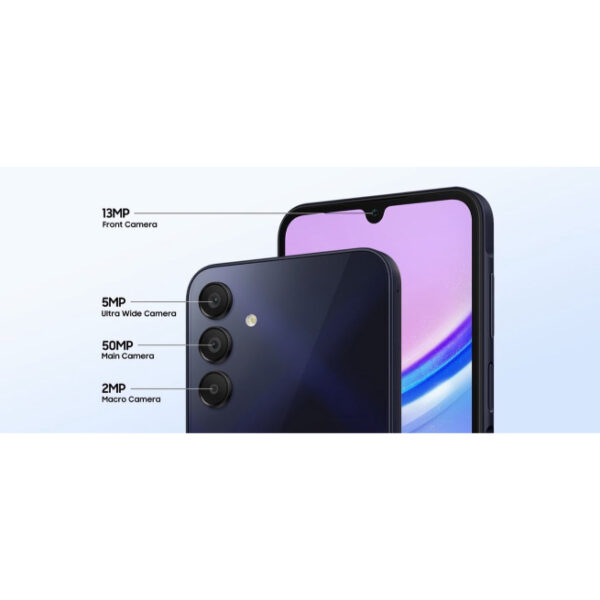 Samsung Galaxy A15- 4GB RAM - 128GB - Blue/Black