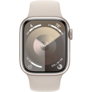 Apple Watch Series 9 - 41mm - Starlight Aluminum Case with Starlight Sport Band - M/L