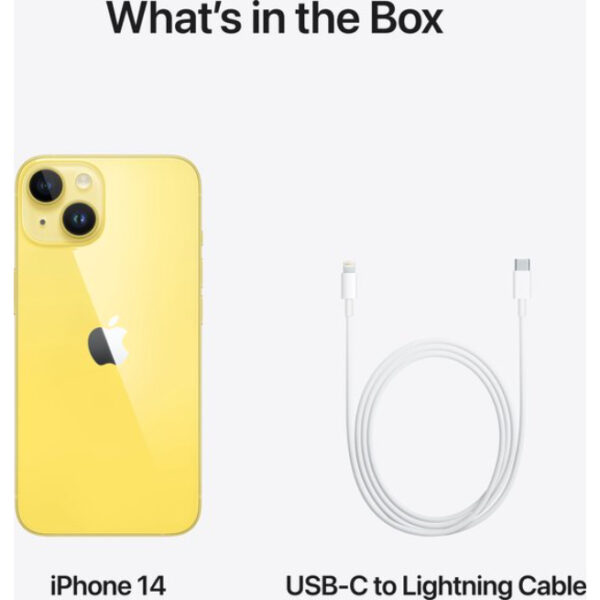 Apple iPhone 14 - 128GB - Yellow