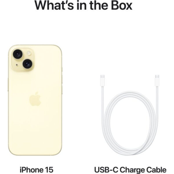 Apple iPhone 15 - 256GB - Yellow