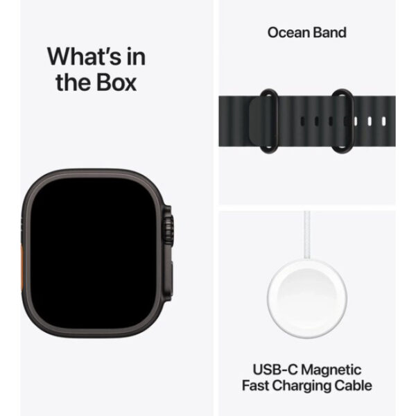 Apple - Watch Ultra 2 - LTE 49mm - Ocean Band - Titanium Black