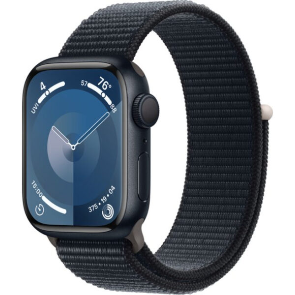 Apple Watch Series 9 - 41mm - Case with Midnight Sport Loop - Midnight Aluminum