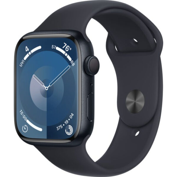 Apple Watch Series 9 - 45mm - Midnight Aluminum Case with Midnight Sport Band - M/L