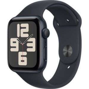 Apple Watch SE - 44mm - Midnight Aluminum Case with Midnight Sport Band - S/M