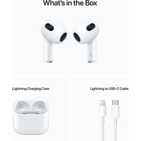 Apple AirPods 3 - with regular charging case