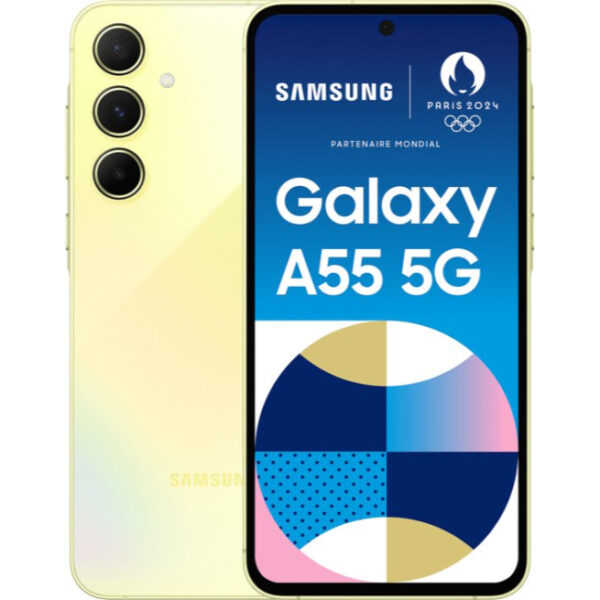 Samsung Galaxy A55 5G - 256GB - Awesome Lemon