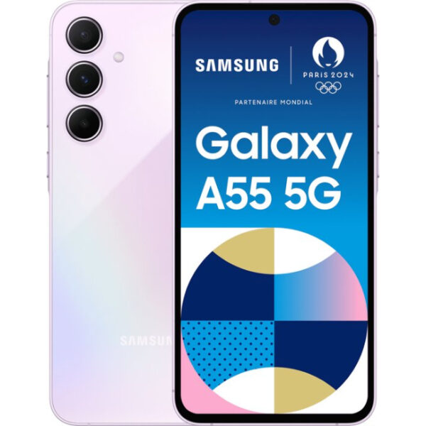 Samsung Galaxy A55 5G - 256GB - Awesome Lilac