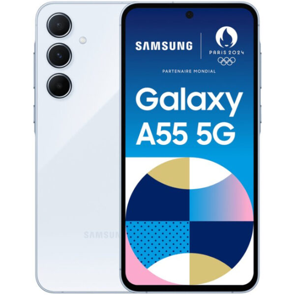 Samsung Galaxy A55 5G - 256GB - Awesome Iceblue