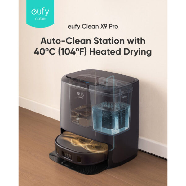 Eufy Clean X9 Pro ACS - Robot vacuum cleaner and mop combo with Auto Clean Station - 2 rotating mops