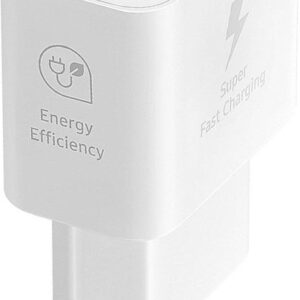 Original Samsung 25W Efficiency Adapter - including USB-C Cable 1 Meter - White