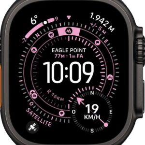 Apple Watch Ultra 3 Cellular 49mm Black Titanium Case with Black Alpine Loop - Medium