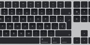 Apple Magic Keyboard Touch Id Wireless Keyboard Silver Spanish QWERTY