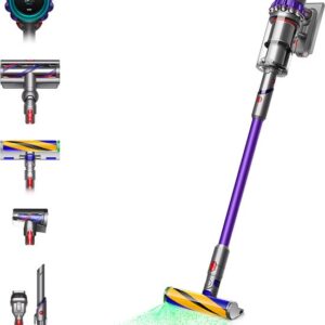 Dyson Gen5detect Absolute - Steel vacuum cleaner - Purple - 270 Air Watts - Hepa - Lightweight